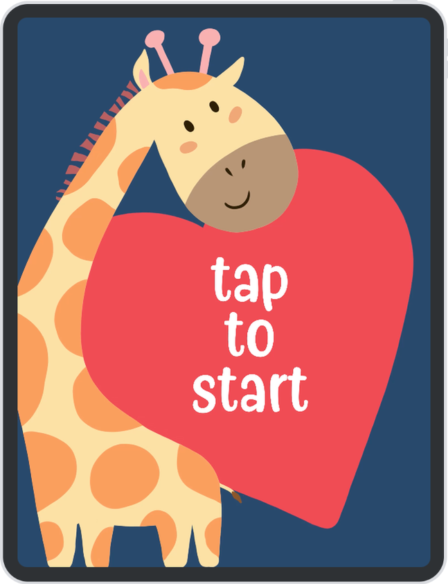 Photo booth start screen design