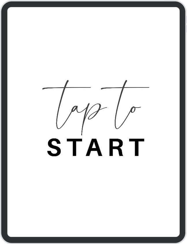 Photo booth start screen design